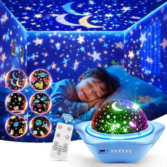 PIKOY Excavator Construction Toy Projector, 15 Sounds & 6 Films Truck Night Light