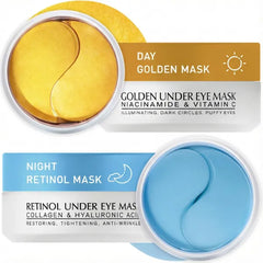 Enaskin Naturals Under Eye Patches Kit 120 Pcs, Eye Mask for Dark Circles, Puffiness and Wrinkles - Day & Night Skin Treatment Pads