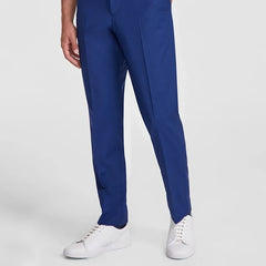 HUGO by Hugo Boss Men's Modern-Fit Solid Wool-Blend Suit Trousers