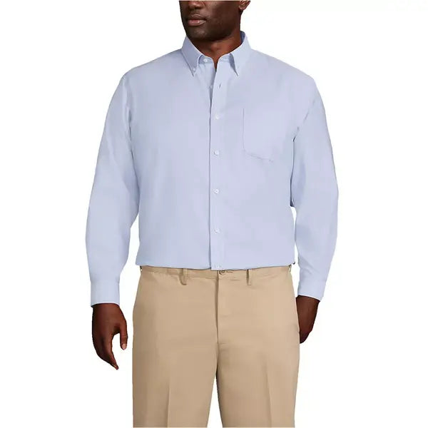 Lands' End Men's Big Oxford Dress Shirt