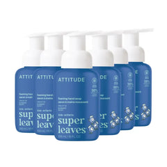 ATTITUDE Foaming Hand Soap for Kids, EWG Verified, Dermatologically Tested, Plant- and Mineral-Based Ingredients, Vegan - 10 Fl Oz