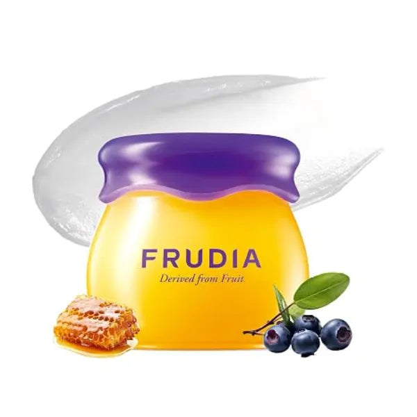 FRUDIA Honey Lip Balm, Exfoliating & Moisturizing Dewy Korean Lip Balm for Dry Lips.