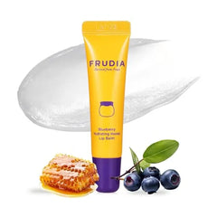 FRUDIA Honey Lip Balm, Exfoliating & Moisturizing Dewy Korean Lip Balm for Dry Lips.