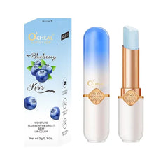 O'CHEAL Color Fruit Lipstick Peach Temperature Changing Lip balm Moisturizing Waterproof Long Lasting Moisturizes Lip Balm