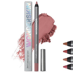 Wonderskin Lip Liner Pencil - 360 Contour Lipliner, Long Lasting, Sharpenable, Waterproof and Transfer-Proof Nude Lip Liner Pencil