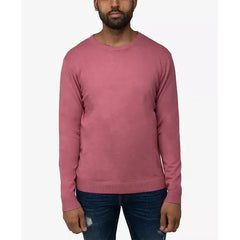 X-Ray Men's Basic Midweight Crewneck Pullover Sweater