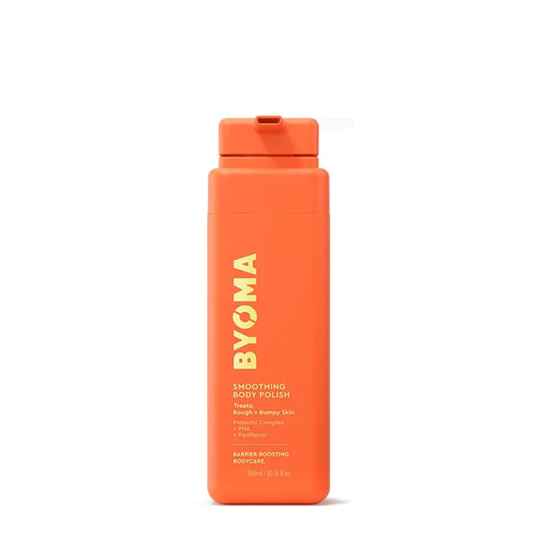BYOMA Smoothing Body Care Set – Body Polish & Body Serum for Breakouts and Textured Skin, with PHA, Succinic Acid & Blue Tansy, Exfoliating, Soothing & Skin Barrier Repair