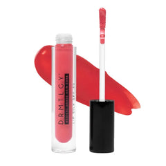 DRMTLGY Lip Silk SPF 40 – Tinted Balm, Gloss, Oil with Mineral Sunscreen, Hydrating, Plumping, Non-Sticky Formula, Lip Tint for Women, Moisturizer with UV Protection