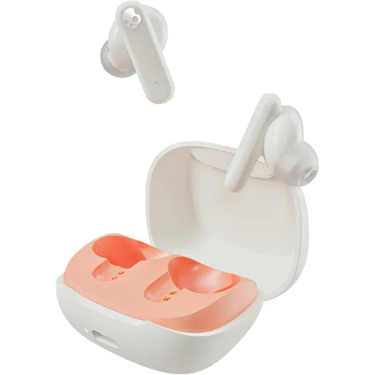 Skullcandy Smokin’ Buds Wireless Earbuds, Bluetooth Headphones, Noise Isolating Fit, Up to 20 Hours Battery, IPX4 Sweat and Water Resistant, Microphone for iPhone Android