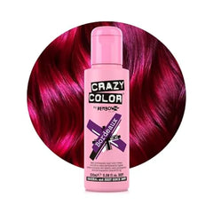 Crazy Color Vibrant Bordeaux Semi Permanent Hair Dye. Highly Pigmented Plum Wine Conditioning & Oil Nourishing Vegan Formula No Bleach or Ammonia
