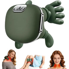 ANUWEO Shoulder & Neck Massager with Heat, 4D Bionic Heated Neck Massager with Fingers Simulates a Real Palm Massage for Comfort, 3 Intensity Levels + 2 Heat Settings Relax Muscle Tension