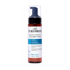 CURLSMITH Bouncy Strength Volume Foam, Styling Foam for Curly & Wavy Hair, Light Hold (7.5 fl oz)