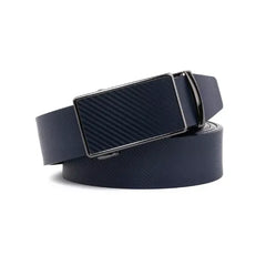 Braveman Men's Sliding Buckle Adjustable Leather Ratchet Belt