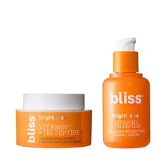 Bliss Skincare Set – Vitamin C, Hyaluronic Acid & Retinol Duo | Brightening, Hydrating & Anti-Aging Vegan Skincare Collection | Clean, Cruelty-Free Daily Routine for Radiant, Firm, Plump Skin