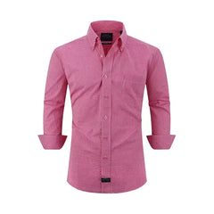 Eagle Stretch Collar Gingham Poplin Shirt