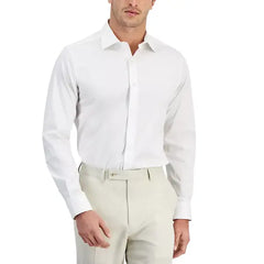 Alfani Men's Regular-Fit Temperature Regulating Solid Dress Shirt