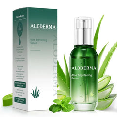 Aloderma Organic Aloe Vera Face Serum Collection – 4 Professional Serums for Sensitive, Dull, Dry & Aging Skin – 1.7oz / 50ml