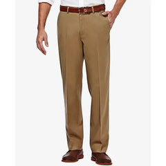 Haggar Men's Premium No Iron Khaki Pant
