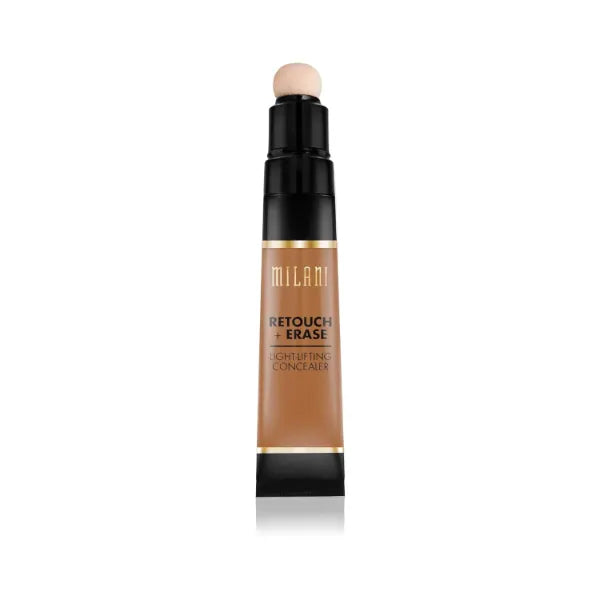 Milani Retouch + Erase Light-Lifting Concealer Cruelty-Free Liquid Concealer with Cushion Applicator Tip to Cover Dark Circles, Blemishes & Skin Imperfections