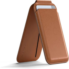Satechi Magnetic Magsafe Wallet, Double Flap Stand Card Holder, 4 Slots with Front NFC Pass-Through, Adjustable Phone Attachment for iPhone 17/16/15/14/13/12, Travel Accessory
