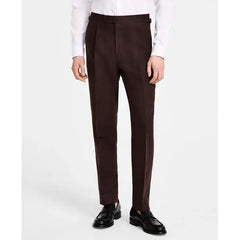 Calvin Klein Men's Slim-Fit Linen-Blend Dress Pants