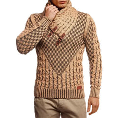 Leif Nelson Men's Chunky Knit Pullover Sweater