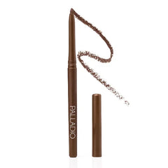 Palladio Retractable Waterproof Eyeliner, Richly Pigmented Color and Creamy, Slip Twist Up Pencil Eye Liner, Smudge Proof Long Lasting Application, All Day Wear, No Sharpener Required