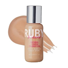 Ruby Kisses Liquid Foundation Medium Coverage, Lightweight, Natural Finish, Face Makeup for All Skin Type, Korean Makeup