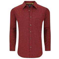 Tom Baine Men's Slim Fit Long Sleeve Dress Shirt