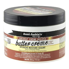 Aunt Jackie's Coconut Crème Recipes Coco Repair Deep Hair Conditioner, Delivers Nourishment, Stops Damage, Breakage for Natural Curls