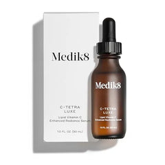 Medik8 C-Tetra Balancing Vitamin C Serum For Face Smooths Fine Lines and Wrinkles Face Serum with Squalane Vegan and Gluten Free