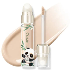 CATKIN Full Coverage Dual-Ended Liquid Concealer Eraser Dark Circles Treatment, Creamy Blendable smooth formula for Blemishes Redness, Long Lasting Waterproof, Sponge Tip Included 5g