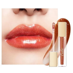 Oulac Shimmer Liquid Lipstick High-Shine Glitter Lip Gloss for Women Shimmer Non-Sticky Glossy Finish Liquid Lipstick Hydrating Lip Gloss Fuller-looking Lip Makeup
