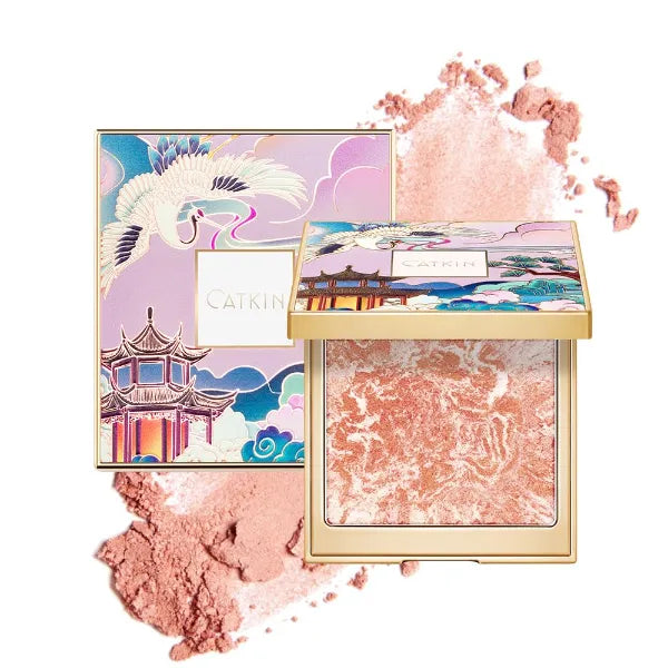 CATKIN Cheek Blush Bake Makeup Powder, Blusher Creamy Texture, Long lasting, Light Weight, Natural Finish - 0.35 Ounce (Pack of 1)
