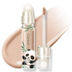 CATKIN Full Coverage Dual-Ended Liquid Concealer Eraser Dark Circles Treatment, Creamy Blendable smooth formula for Blemishes Redness, Long Lasting Waterproof, Sponge Tip Included 5g