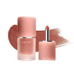 Joocyee Multi-Purpose Lip & Cheek Cream | Natural Matte Lip Clay with Precision Brush, Peony-Infused Hydrating Cream Blush, Smooth & Non-Sticky Finish