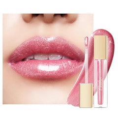 Oulac Shimmer Liquid Lipstick High-Shine Glitter Lip Gloss for Women Shimmer Non-Sticky Glossy Finish Liquid Lipstick Hydrating Lip Gloss Fuller-looking Lip Makeup