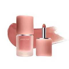 Joocyee Multi-Purpose Lip & Cheek Cream | Natural Matte Lip Clay with Precision Brush, Peony-Infused Hydrating Cream Blush, Smooth & Non-Sticky Finish