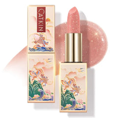 CATKIN Lip Balm Color Tinted Shimmer Lipstick Ultra Hydrating Lip Moistrurizer Lip Care with Vitamin E Nourishing For Cracked & Dry Lips 0.12 oz