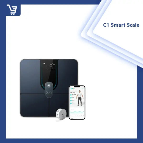 Eufy C1 Smart Scale With Bluetooth 4.2 Black T9146H11