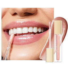 Oulac Shimmer Liquid Lipstick High-Shine Glitter Lip Gloss for Women Shimmer Non-Sticky Glossy Finish Liquid Lipstick Hydrating Lip Gloss Fuller-looking Lip Makeup