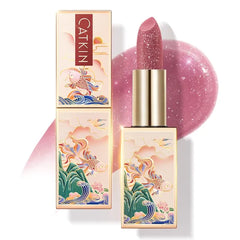 CATKIN Lip Balm Color Tinted Shimmer Lipstick Ultra Hydrating Lip Moistrurizer Lip Care with Vitamin E Nourishing For Cracked & Dry Lips 0.12 oz