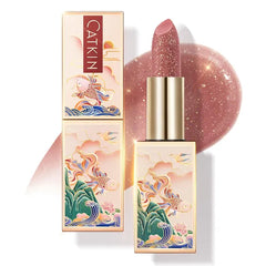 CATKIN Lip Balm Color Tinted Shimmer Lipstick Ultra Hydrating Lip Moistrurizer Lip Care with Vitamin E Nourishing For Cracked & Dry Lips 0.12 oz