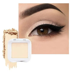 FeiCuiYun Matte Singe Eye Shadow Palette Makeup, Matte Smoky Beige Monochrome Eyeshadow For Old Women, Mini Singe Pressed Pigmented Waterproof Sombras Para Ojos, Vegan, Talc, Paraben Free