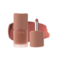 Joocyee Multi-Purpose Lip & Cheek Cream | Natural Matte Lip Clay with Precision Brush, Peony-Infused Hydrating Cream Blush, Smooth & Non-Sticky Finish