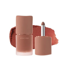 Joocyee Multi-Purpose Lip & Cheek Cream | Natural Matte Lip Clay with Precision Brush, Peony-Infused Hydrating Cream Blush, Smooth & Non-Sticky Finish