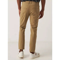 MAX FASHION Skinny Fit Plain Jeans with Pocket Detail and Belt Loops-Brown