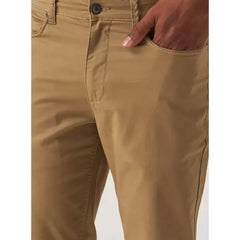 MAX FASHION Skinny Fit Plain Jeans with Pocket Detail and Belt Loops-Brown