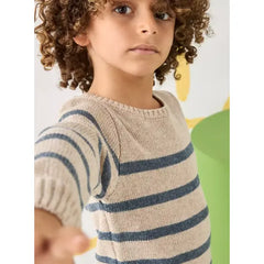 Striped Sweater Brown