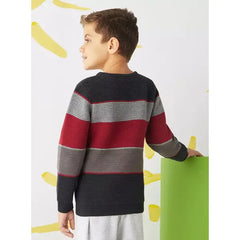 Colourblock Ottoman Sweater Multicolor